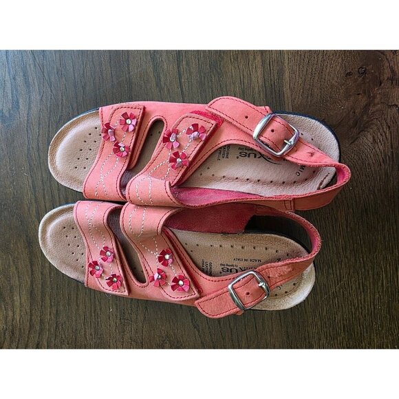 Leather Spring Step Women's Ceri Flat Sandal made in Italy size 7.5 - Picture 12 of 16